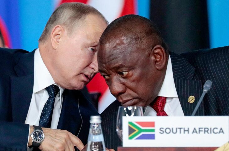 Tensions between South Africa and the ICC - Vladimir Putin speaks in Cyril Ramaphosa's ear