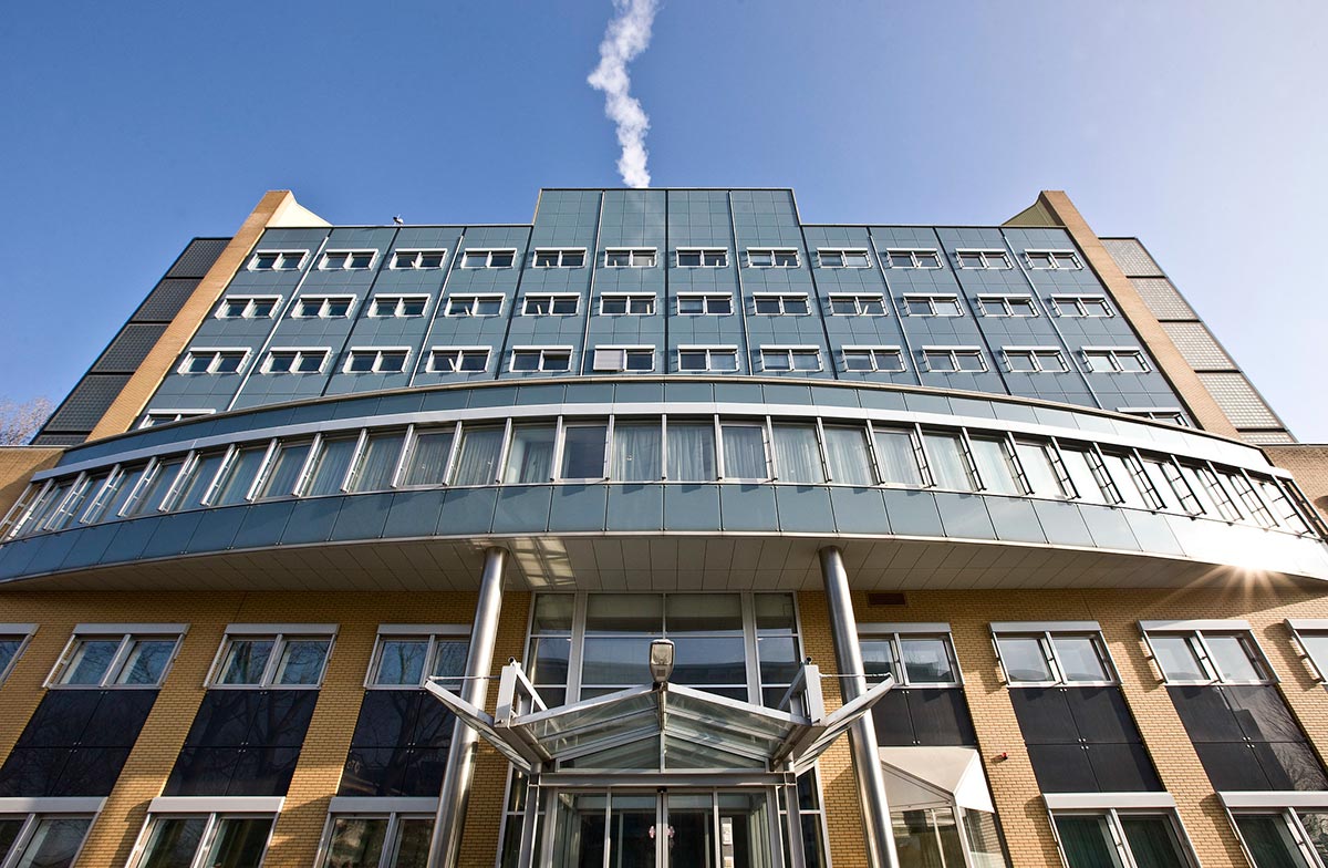 Buildings of the Special Tribunal for Lebanon, near The Hague in the Netherlands