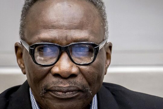 Ali Kushayb (former senior commander of the Janjaweed militia in Sudan) at the ICC