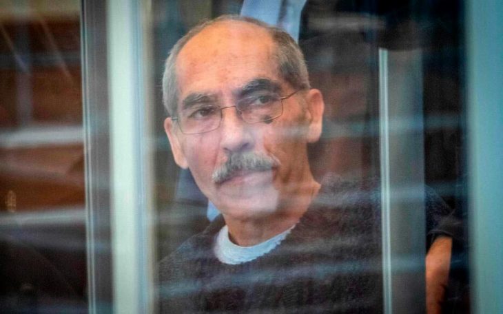 Anwar Raslan dans le box des accusés à Coblence, en Allemagne (procès Al-Khatib)