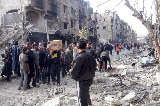 Yarmouk camp in Damascus (Syria)
