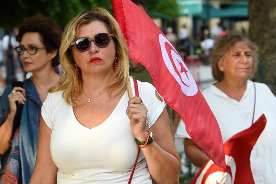 Manifestation pour l'égalité des femmes en Tunisie