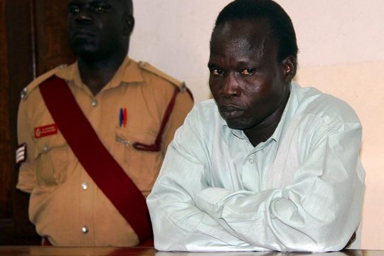 Thomas Kwoyelo détenu en Ouganda