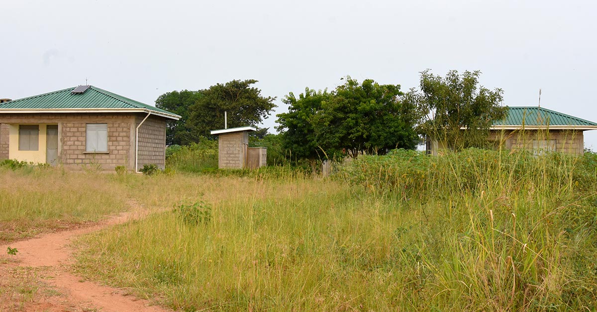 Maisons modernes proposées par Total Energies aux personnes déplacées (Ouganda).