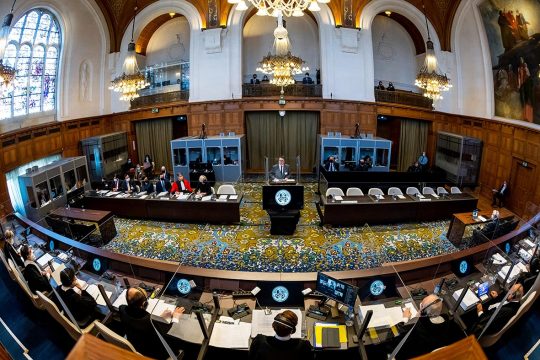 Oral debate at the International Court of Justice (ICJ) upon Ukraine's request