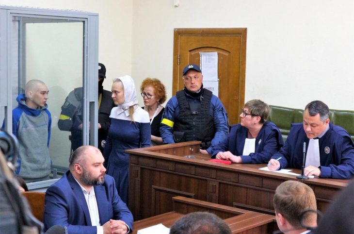 Trial of Vadim Shishimarin in an ukrainian court