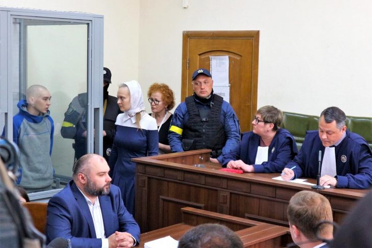 Trial of Vadim Shishimarin in an ukrainian court