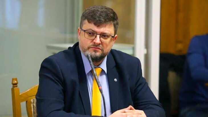 Andriy Domansky, avocat ukrainien travaillant sur des affaires sensibles en Ukraine.