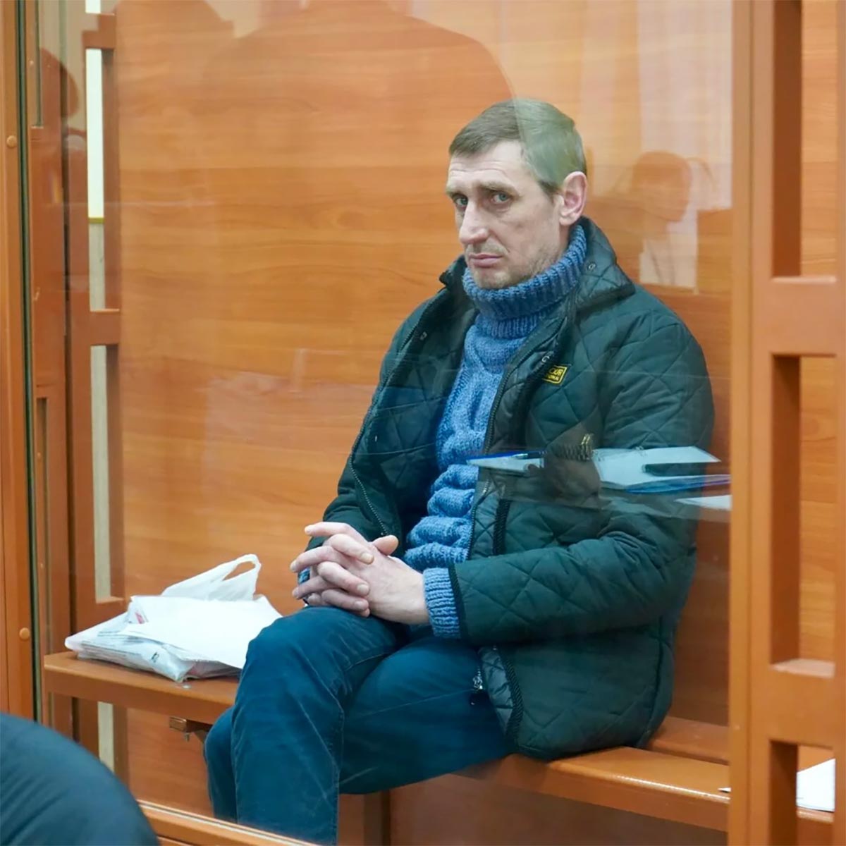 Collaboration trial in Ukraine - Oleksandr Melnyk, one of the defendants.