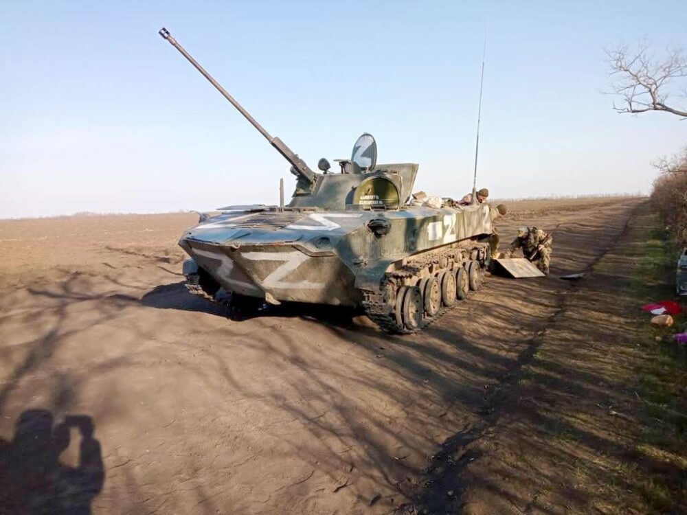 Russia’s crime of aggression in Ukraine: what does international law say, and how has Ukrainian jurisdiction evolved? Photo: a Russian tank (with the letter ‘Z’ written on it several times) in Ukraine.