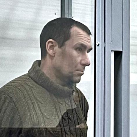 Taras Tyshchenko is in the dock, on trial for high treason in Ukraine.