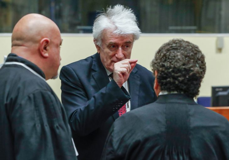 Karadzic urges UN judges to throw out war crimes conviction