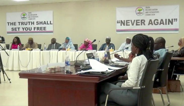Les acteurs clés de la Commission vérité en Gambie