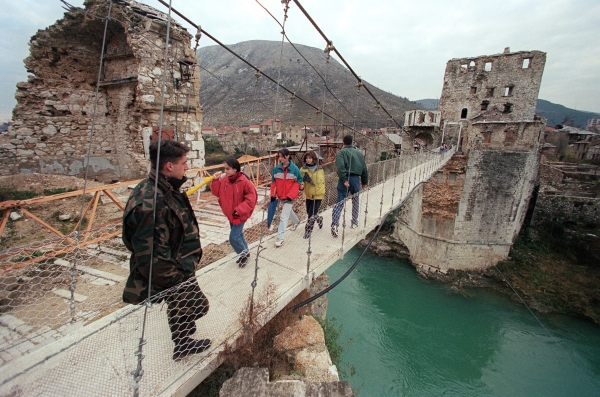 Was the destruction of Old Mostar Bridge a war crime?